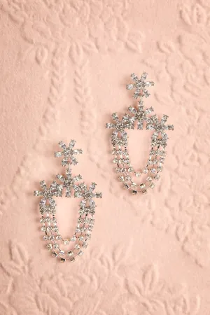 Amicitia | Crystal Pendant Earrings