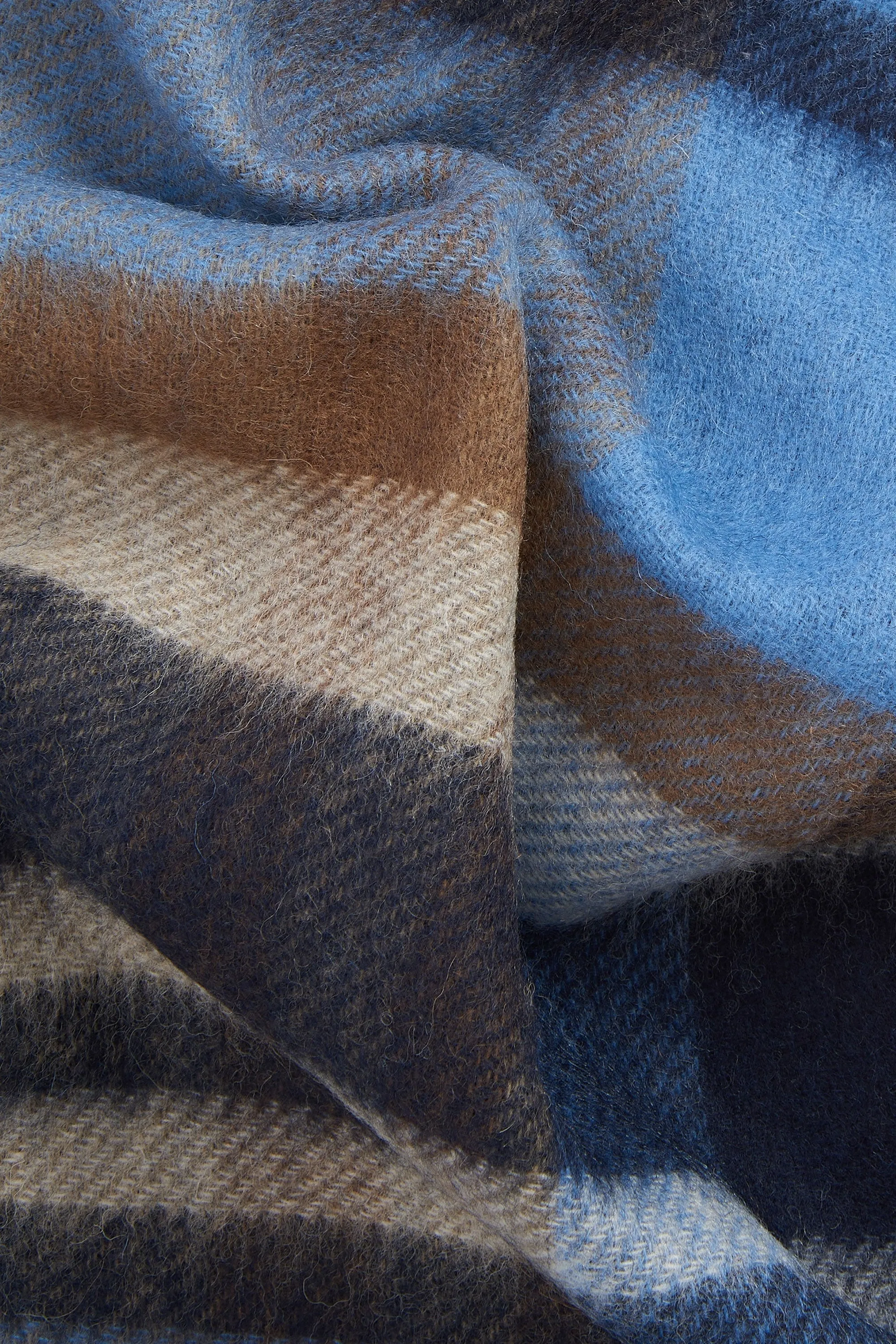 Barbour Field Scarf Navy Check