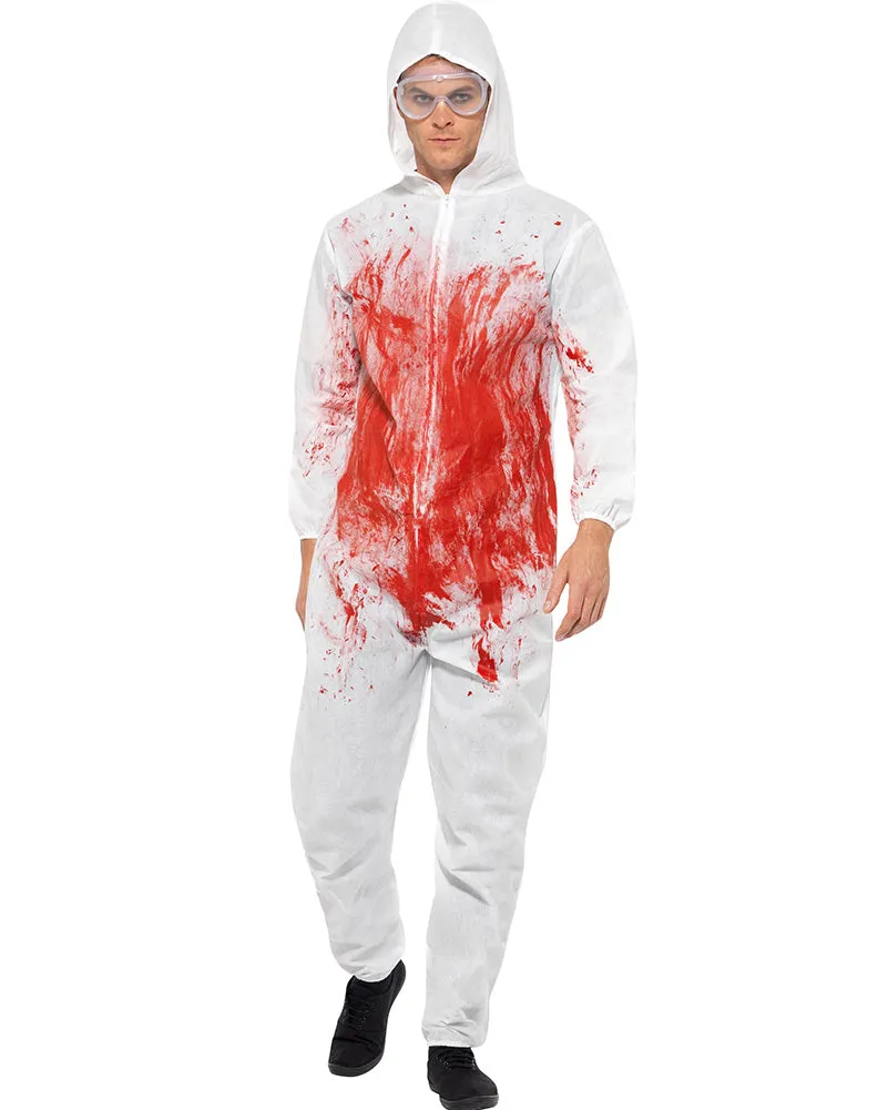 Bloody Forensic Overalls Adult Costume