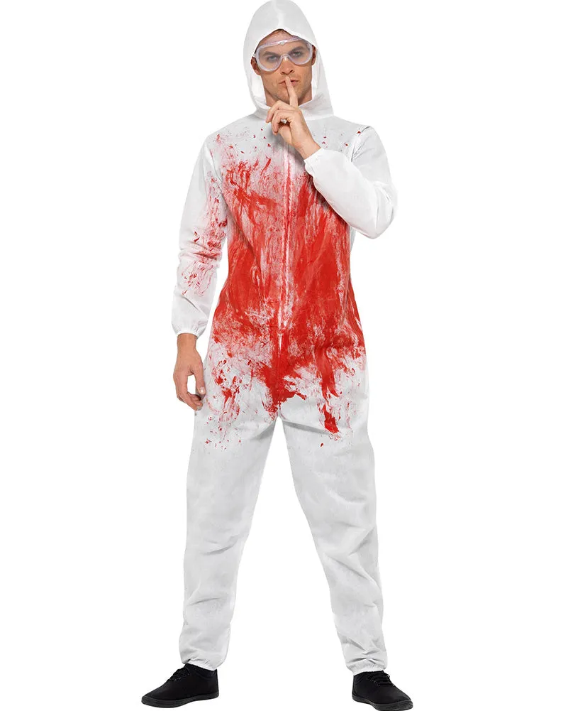 Bloody Forensic Overalls Adult Costume