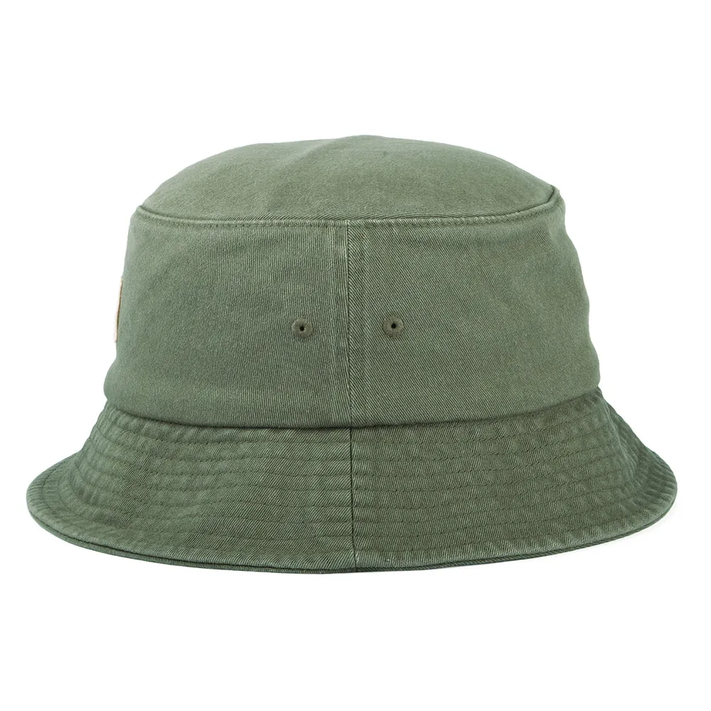 Brixton Hats Woodburn Washed Packable Bucket Hat - Olive