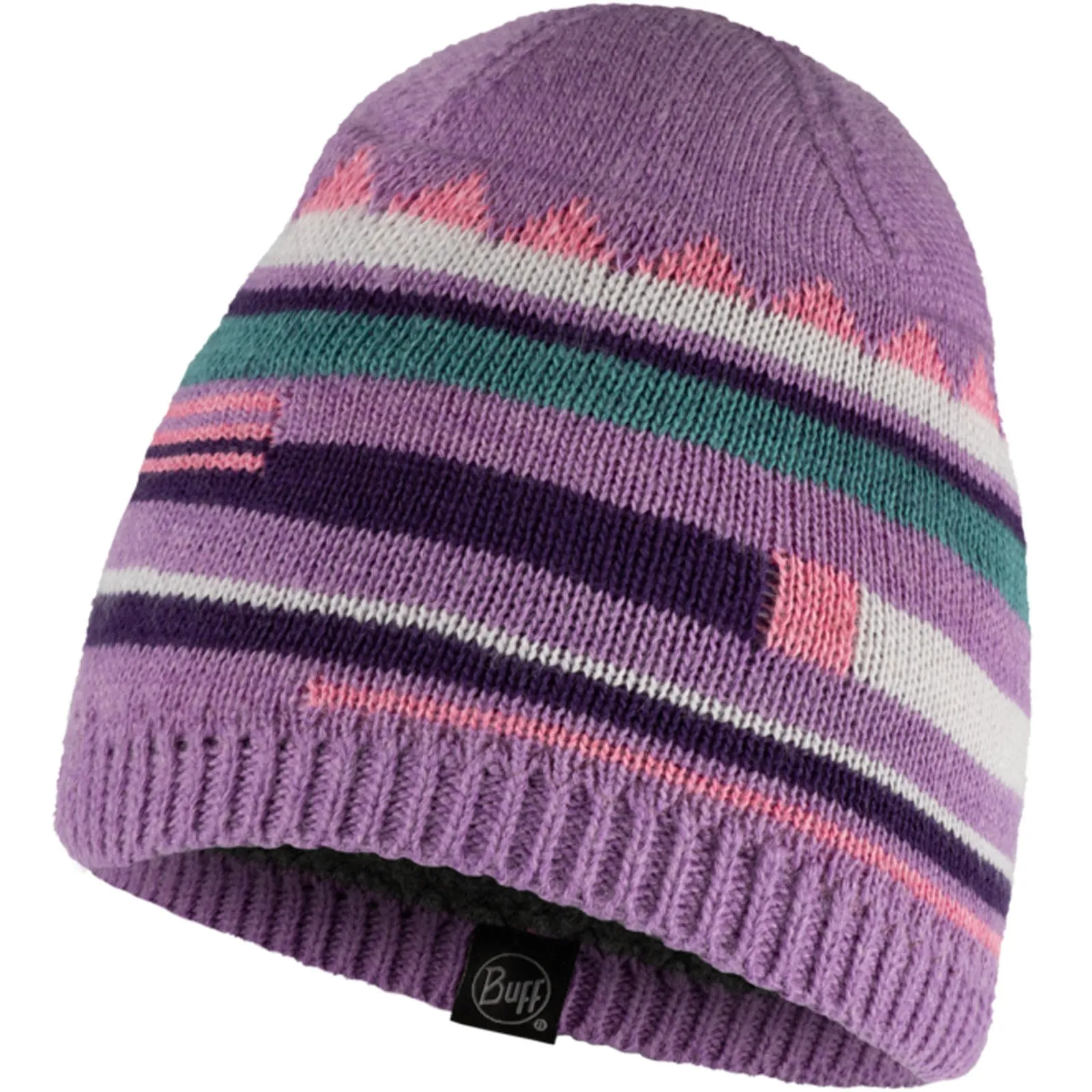 Buff Kids Knitted Fleece Lined Beanie Hat