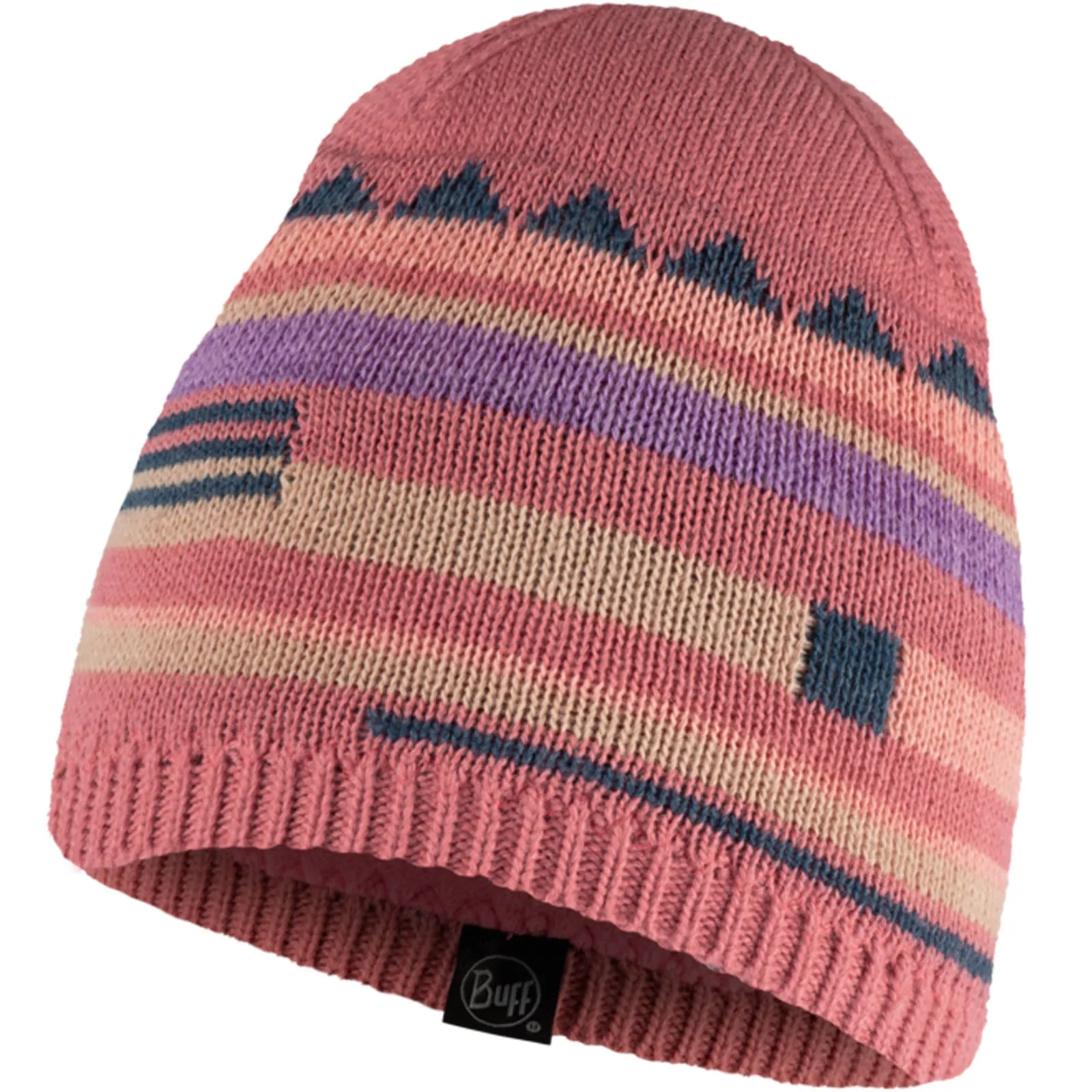 Buff Kids Knitted Fleece Lined Beanie Hat