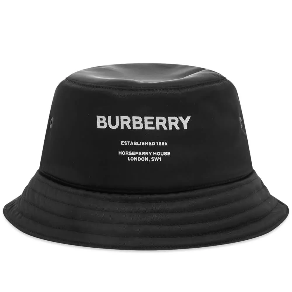 Burberry Nylon Logo Bucket Hat