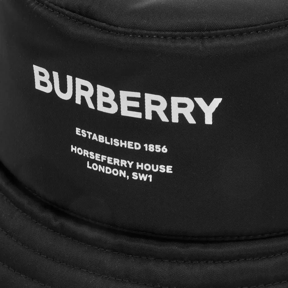 Burberry Nylon Logo Bucket Hat