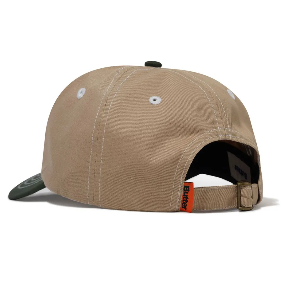 Butter Goods - Warped 6 Panel Cap Tan/Seaweed