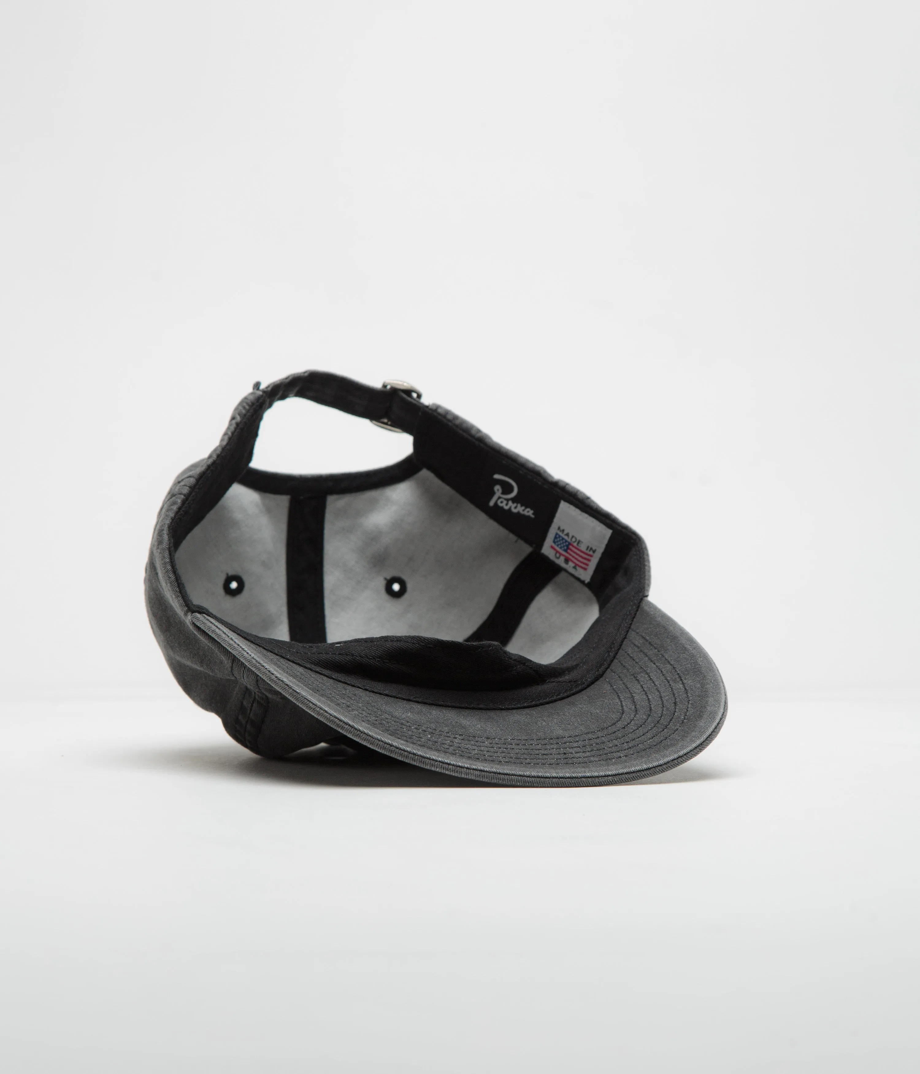 by Parra Scripted Cap - Washed Black