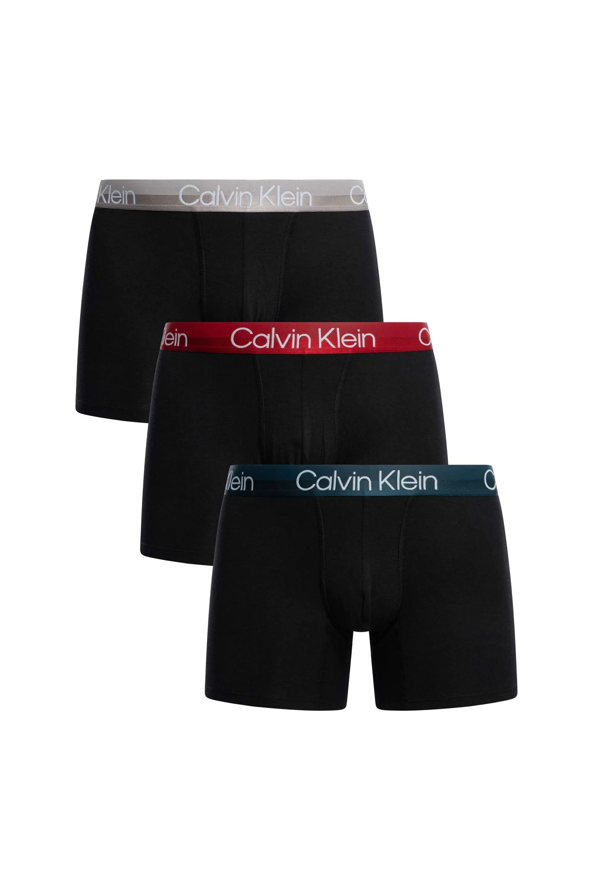 Calvin Klein 3 Pack Boxer Brief Blue/Red/Grey