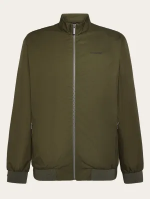 Canvas Light shell bomber jacket - GOTS/Vegan - Burned Olive Knowledge Cotton