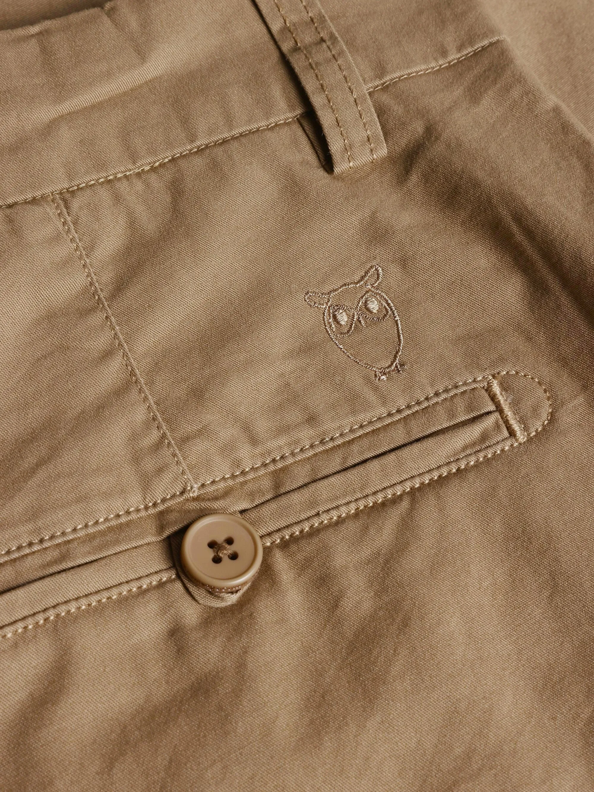 CHUCK regular chino poplin shorts - Tuffet Knowledge Cotton