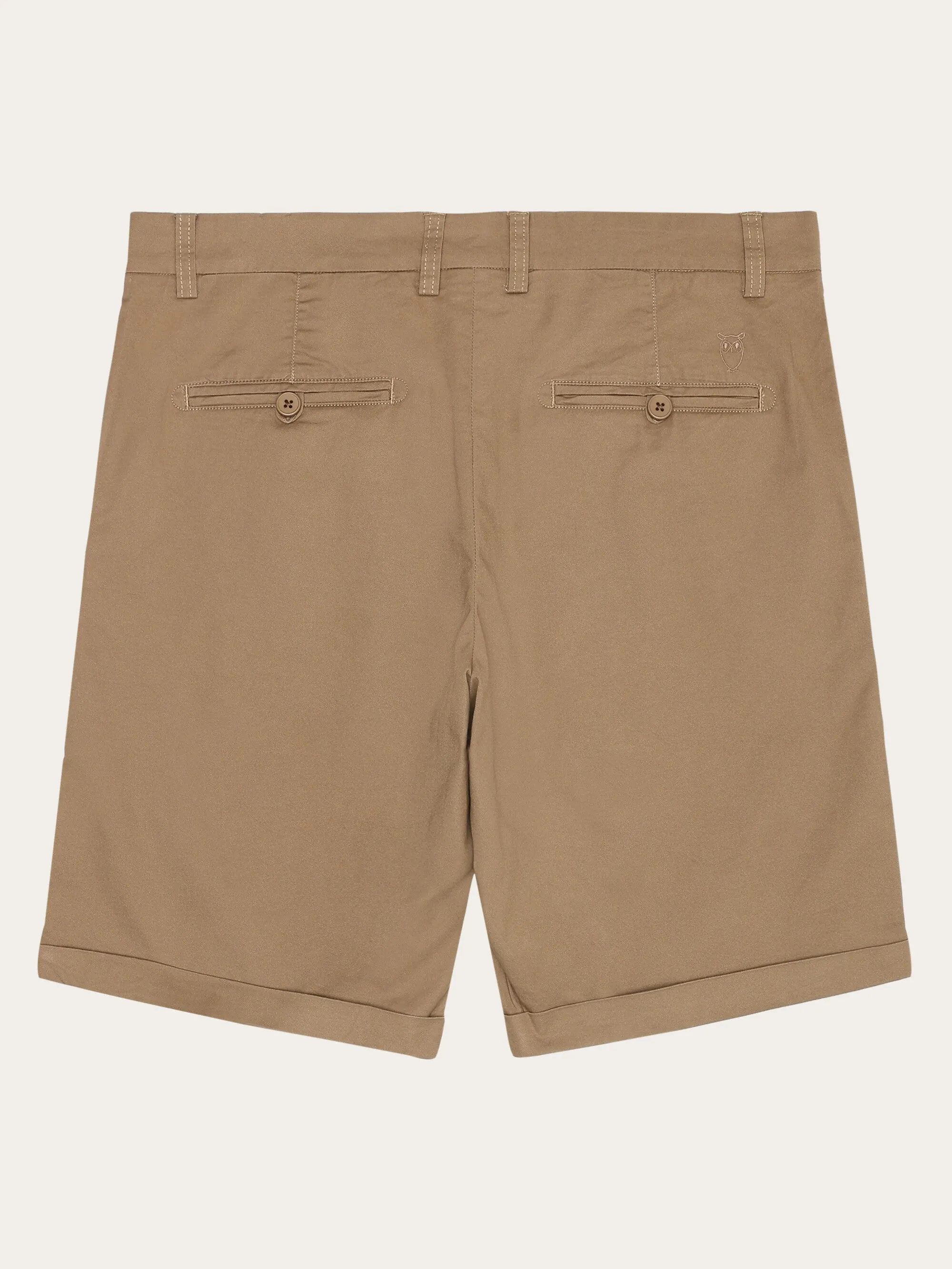 CHUCK regular chino poplin shorts - Tuffet Knowledge Cotton