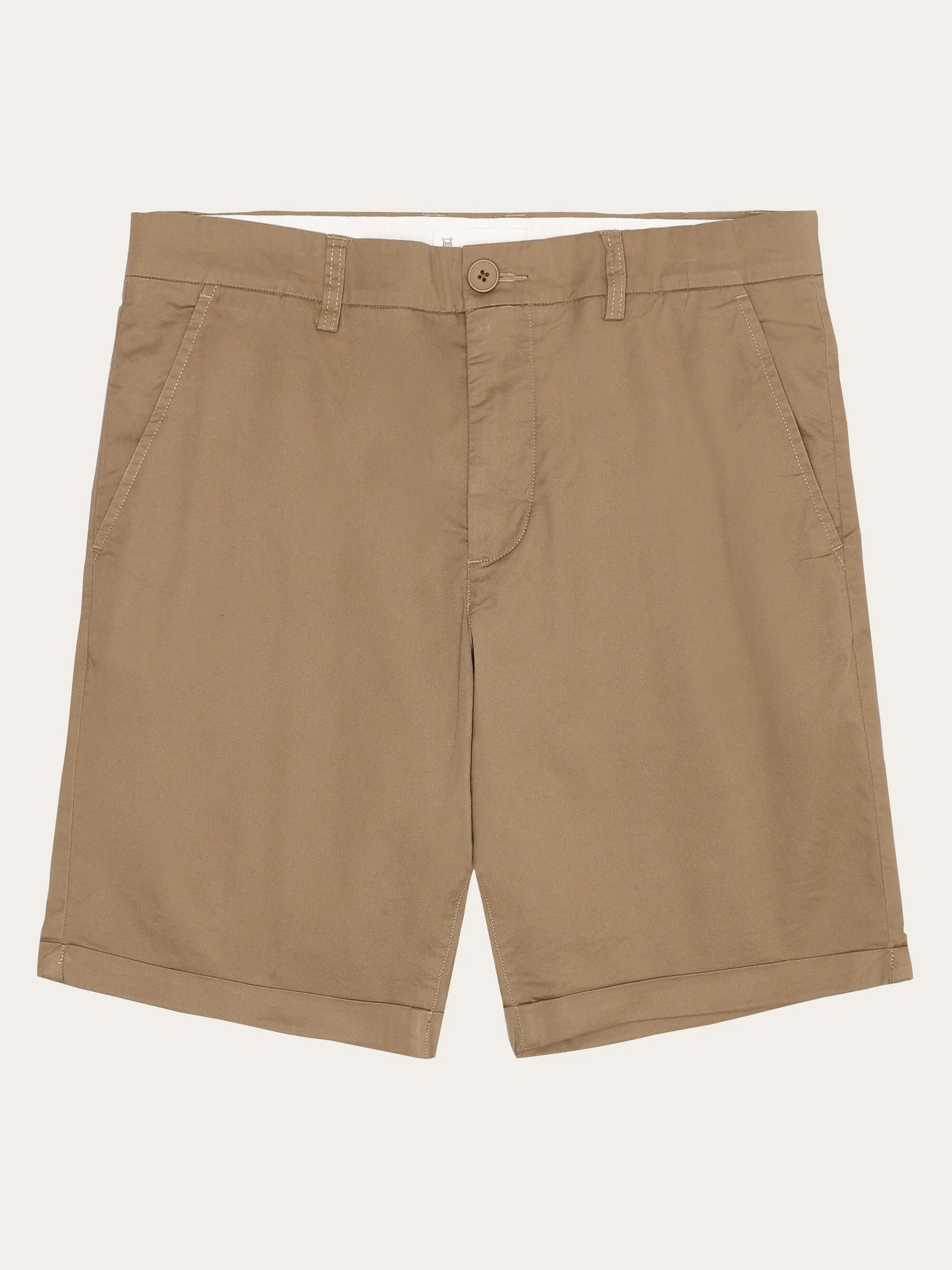 CHUCK regular chino poplin shorts - Tuffet Knowledge Cotton