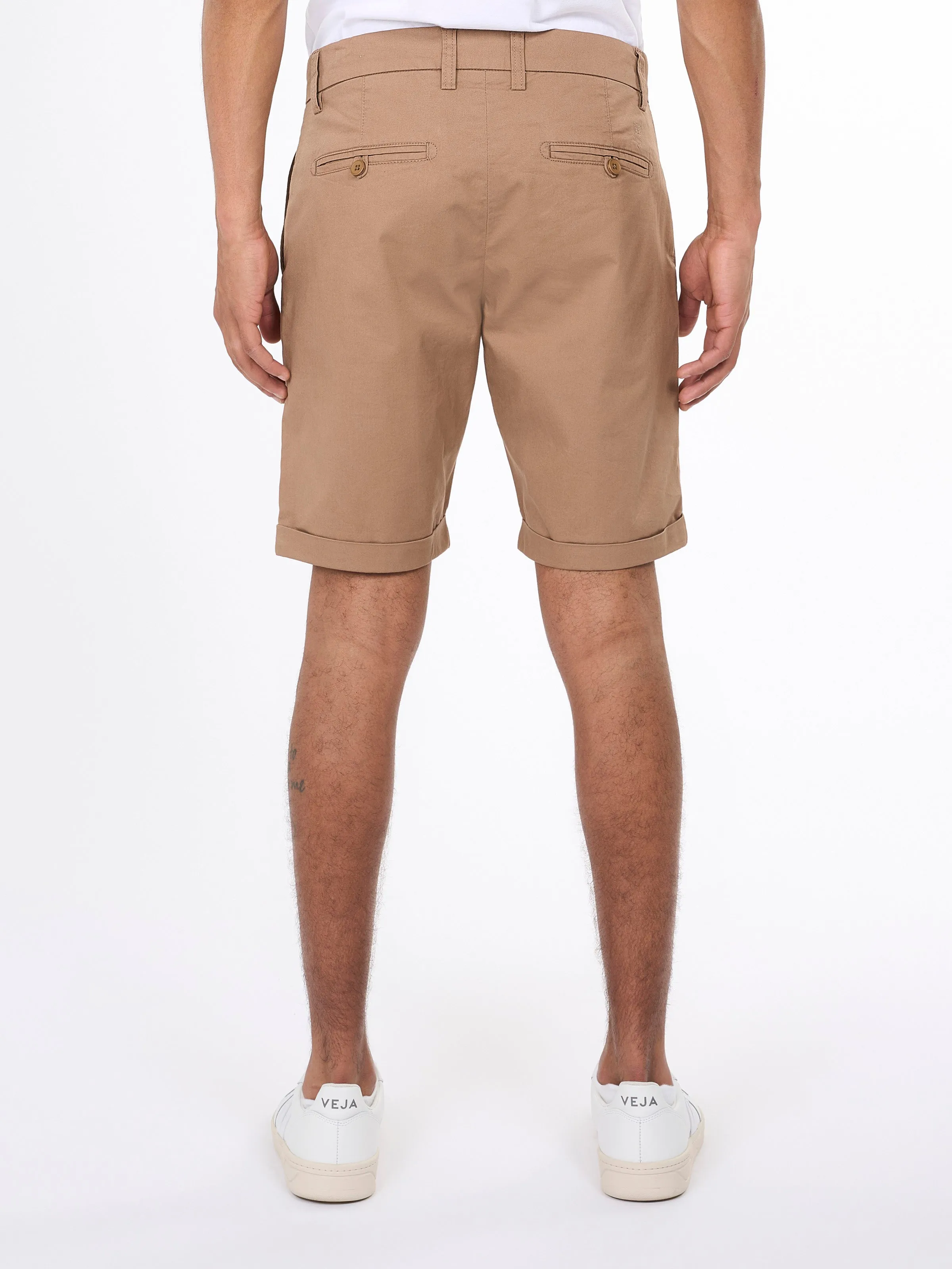 CHUCK regular chino poplin shorts - Tuffet Knowledge Cotton