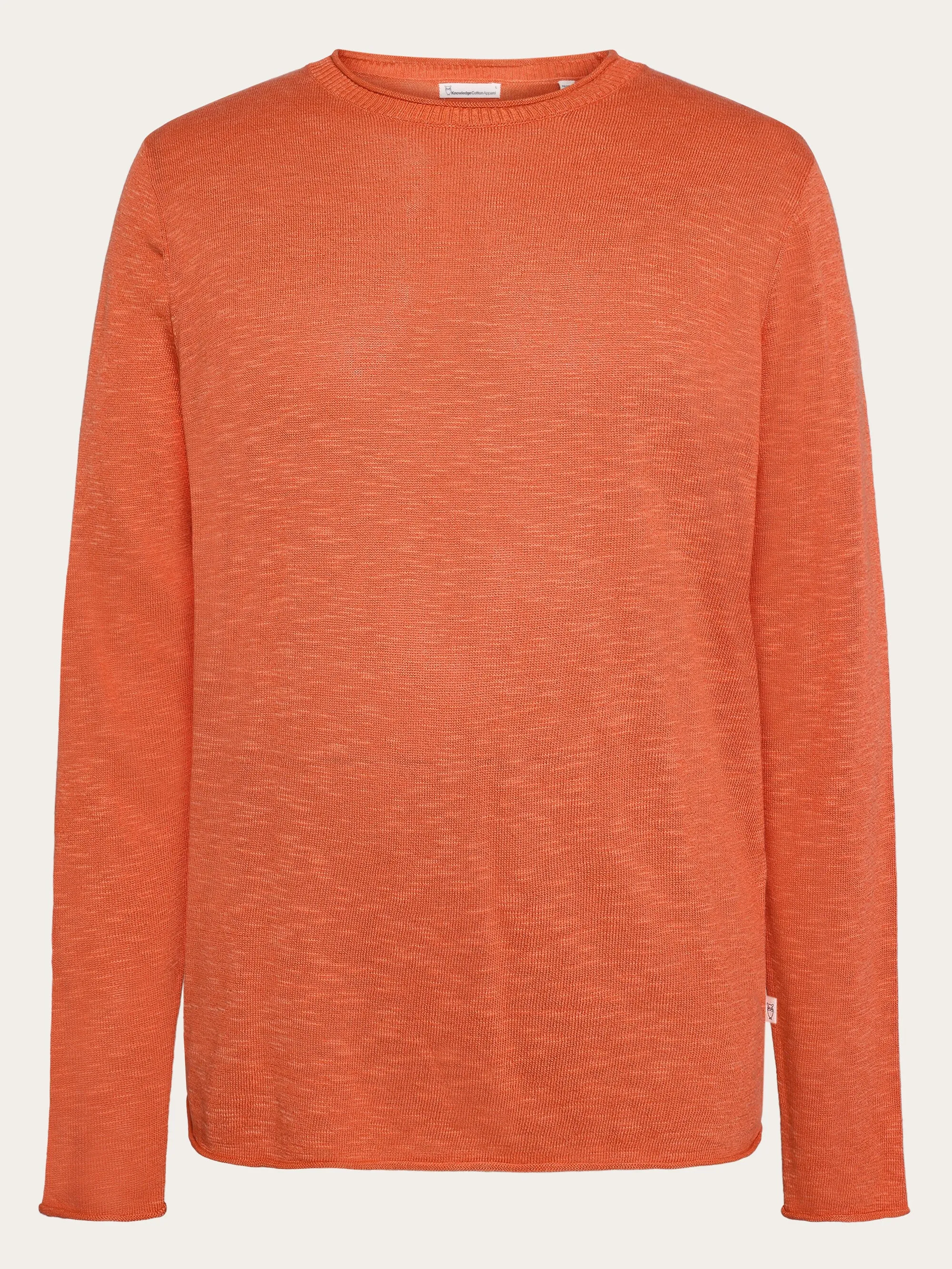 Crew neck knit Tencel - Langoustino Knowledge Cotton