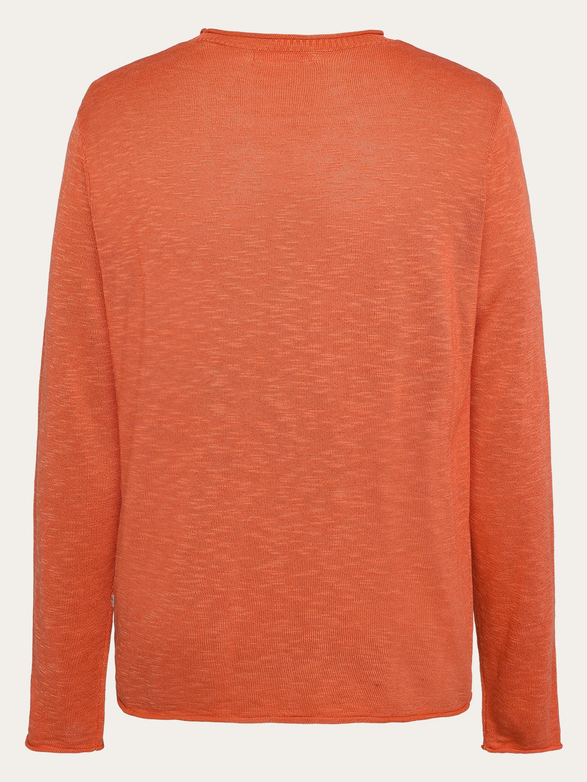 Crew neck knit Tencel - Langoustino Knowledge Cotton