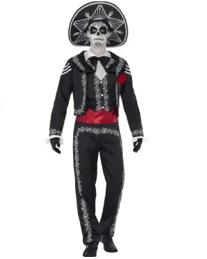 Day of the Dead Senor Bones Mens Costume