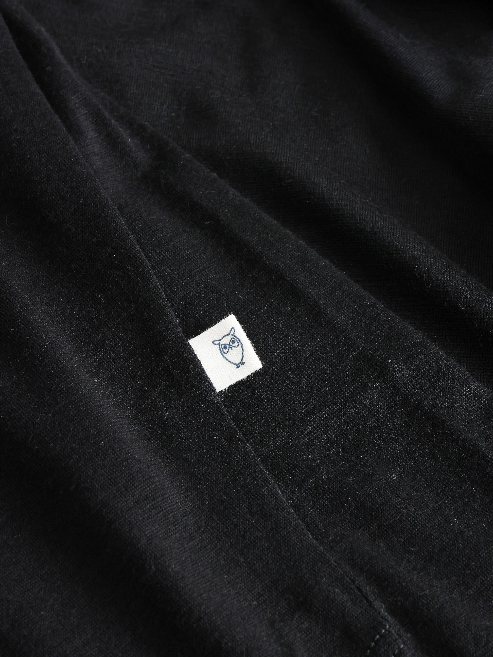 Dynamic Wool 175 Single constructed long sleeve t-shirt - RWS - Black Jet Knowledge Cotton