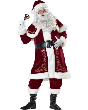 Elite Jolly Santa Mens Christmas Costume