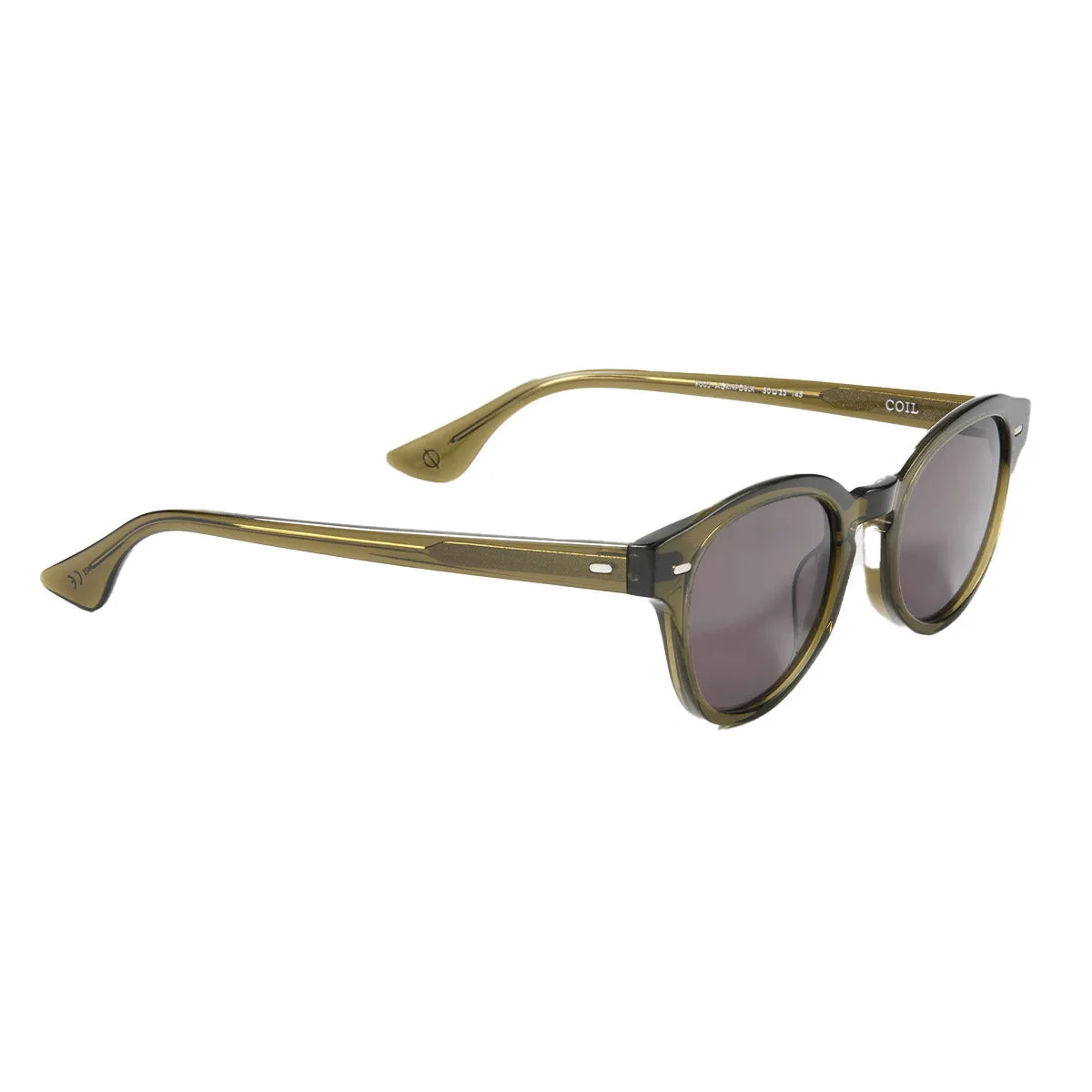 Epokhe - Coil Sunglasses Army Green Polished/Black