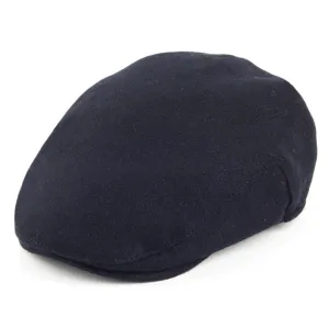 Failsworth Hats Melton Flat Cap - Navy Blue
