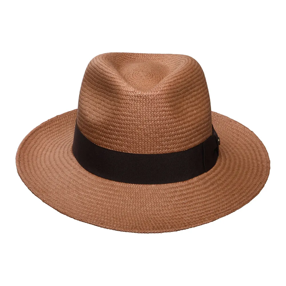 Failsworth Hats Panama Fedora Hat - Tobacco