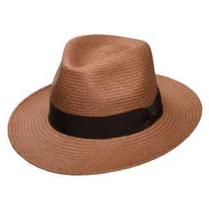 Failsworth Hats Panama Fedora Hat - Tobacco
