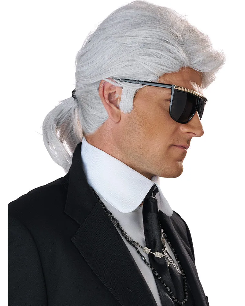 Fashion Legend Grey Ponytail Wig