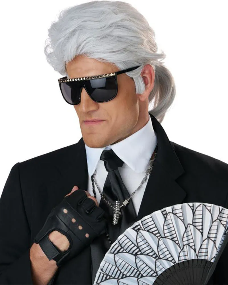 Fashion Legend Grey Ponytail Wig