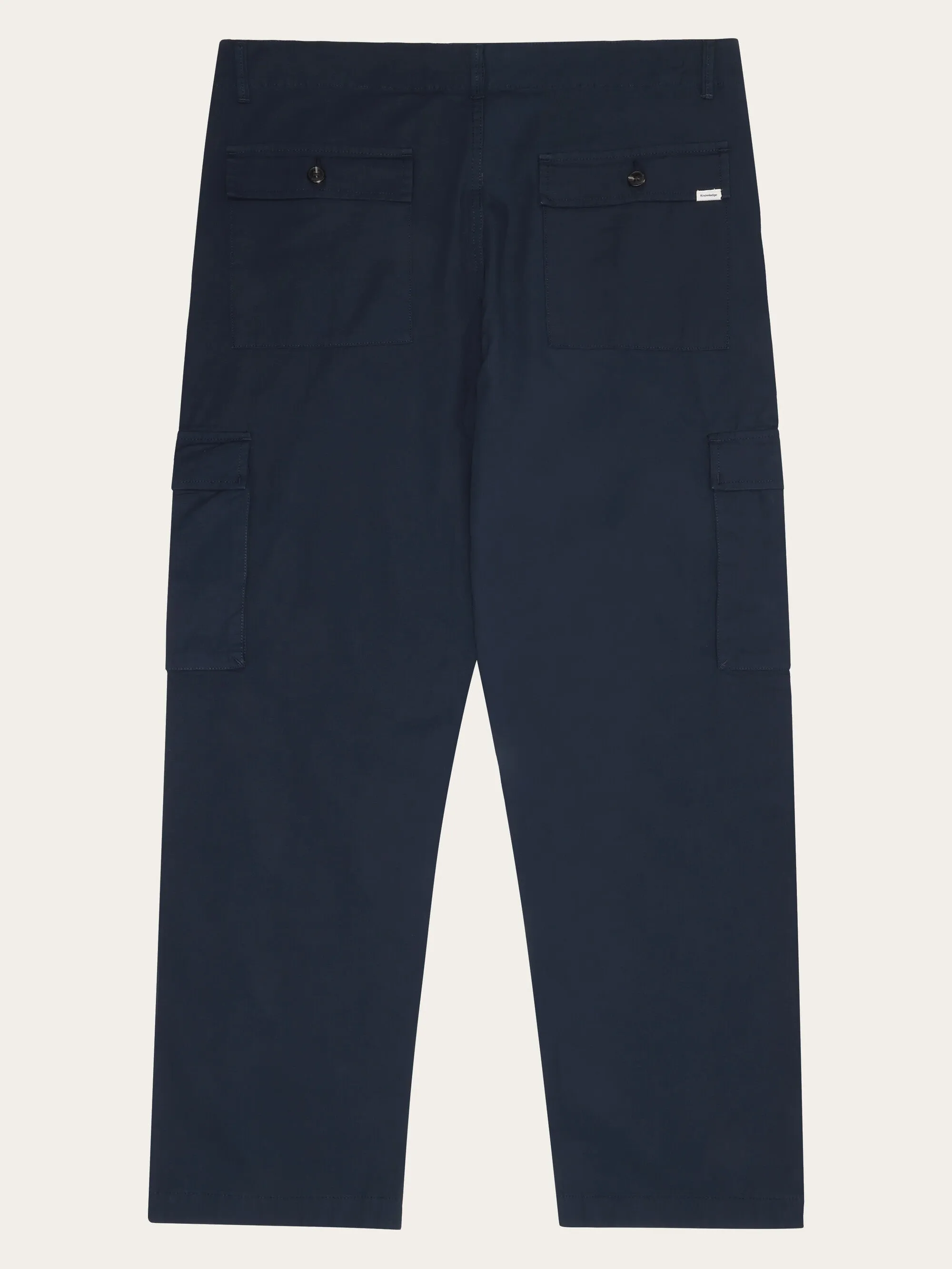 FLINT wide slub yarn pants - GOTS/Vegan - Total Eclipse Knowledge Cotton