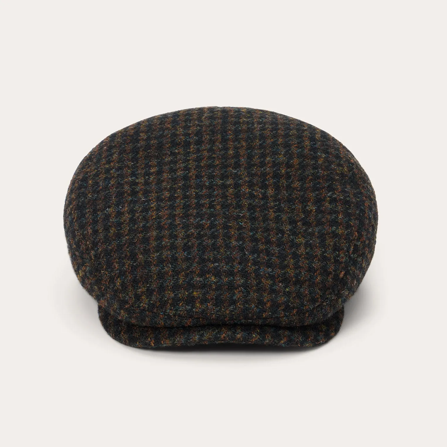 Harris Tweed Houndstooth Driver Cap -STETSON