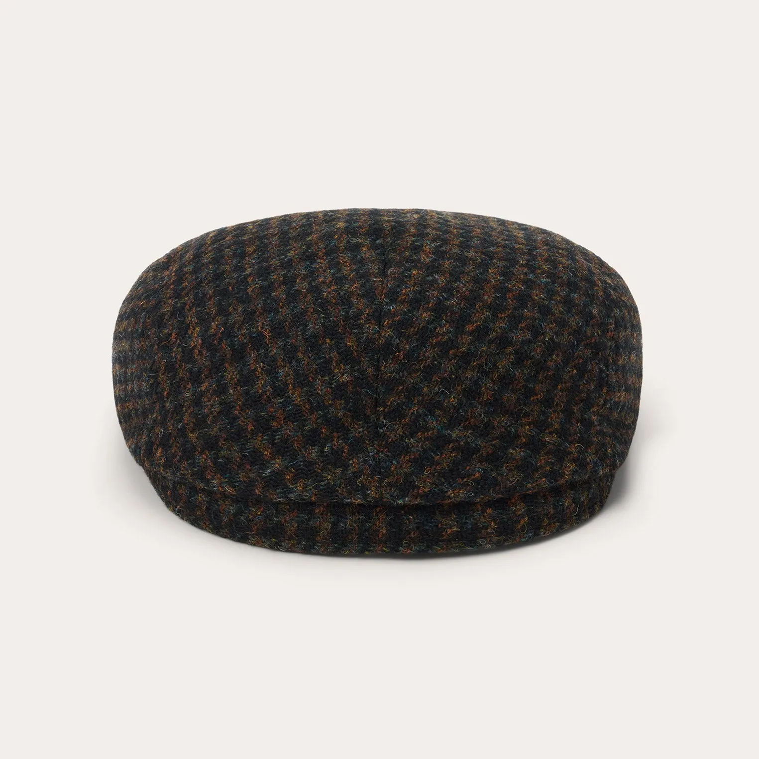 Harris Tweed Houndstooth Driver Cap -STETSON