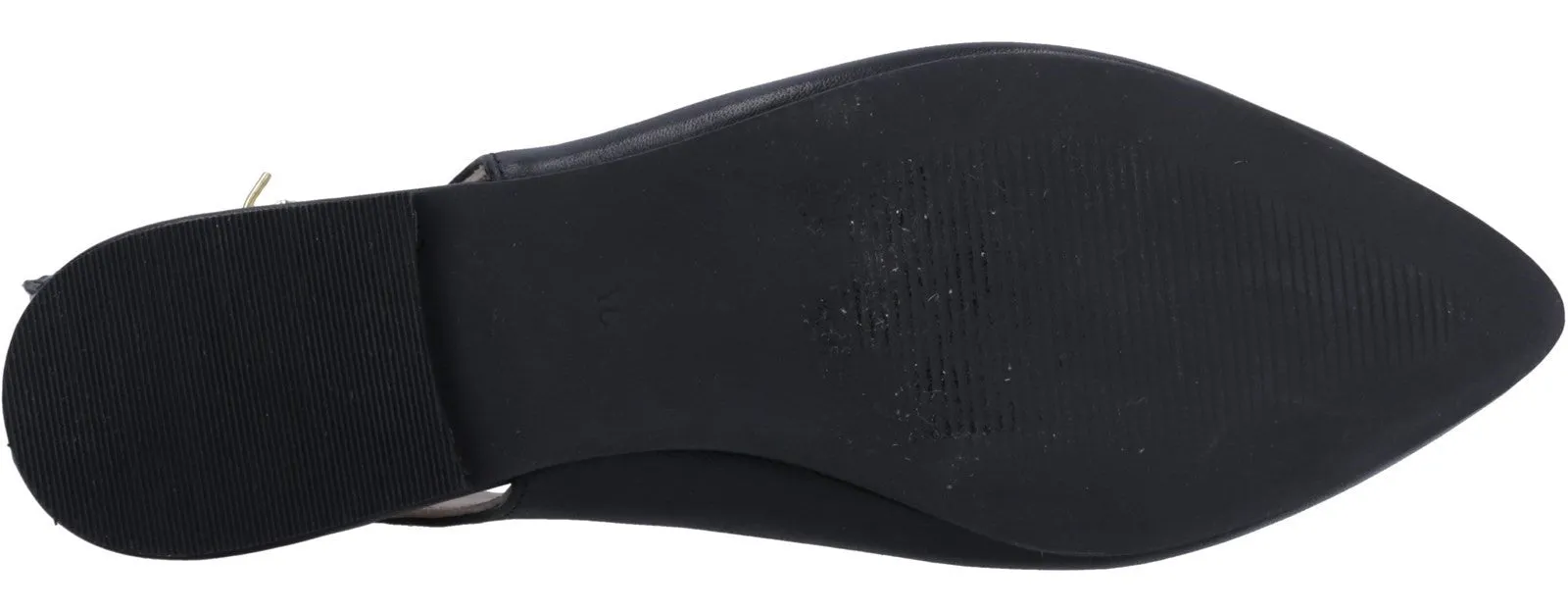Hush Puppies Demi Womens Leather Slingback Ballerina Shoe