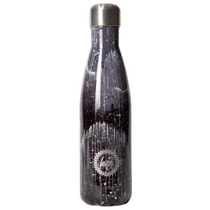Hype Thermal  Water Bottle - Black Glitter Drips