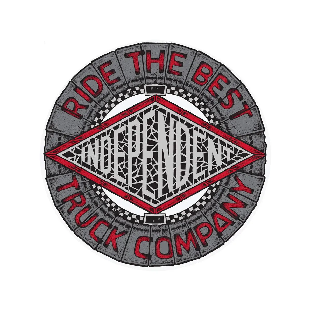 Independent - Mako Tile 5" Sticker