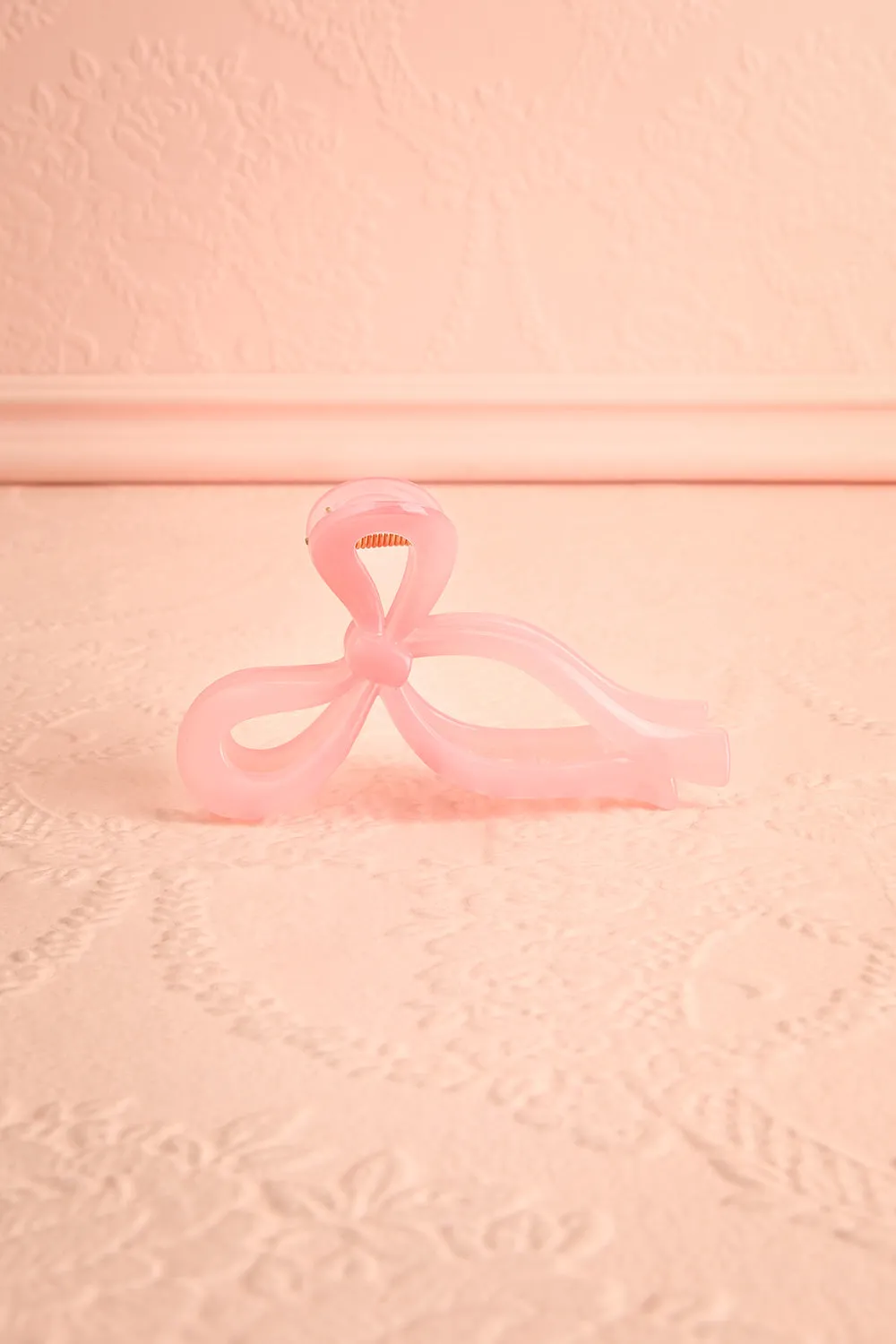 Kiki Pink | Bow Claw Clip