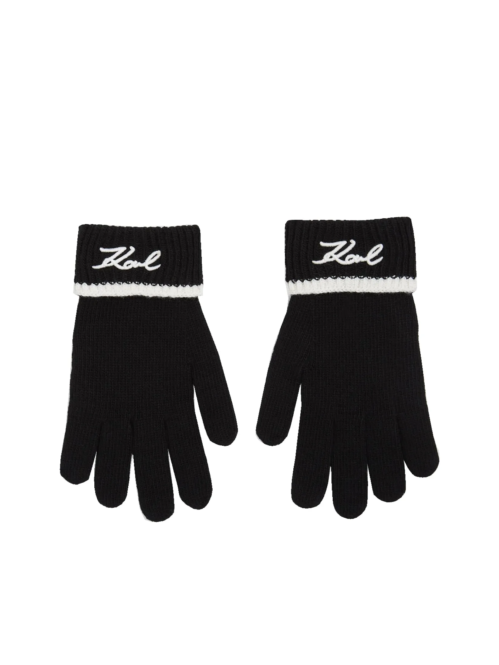 K/SIGNATURE KNITTED GLOVES