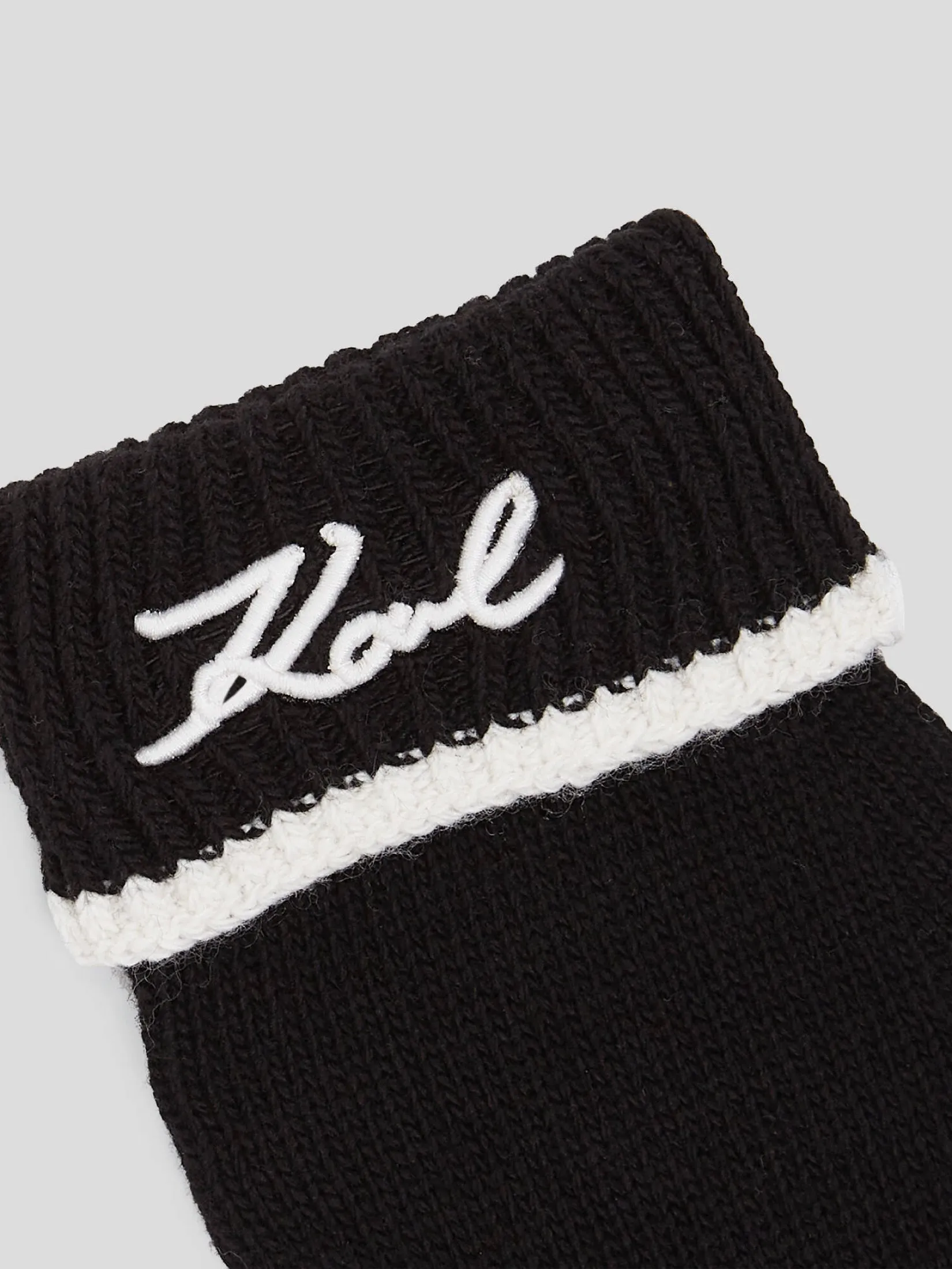 K/SIGNATURE KNITTED GLOVES