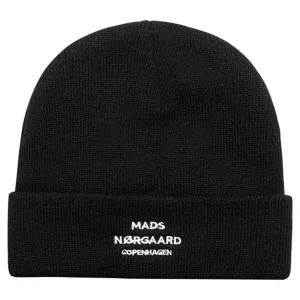 Mads Nrgaard Isak Logo Ambas Beanie Black