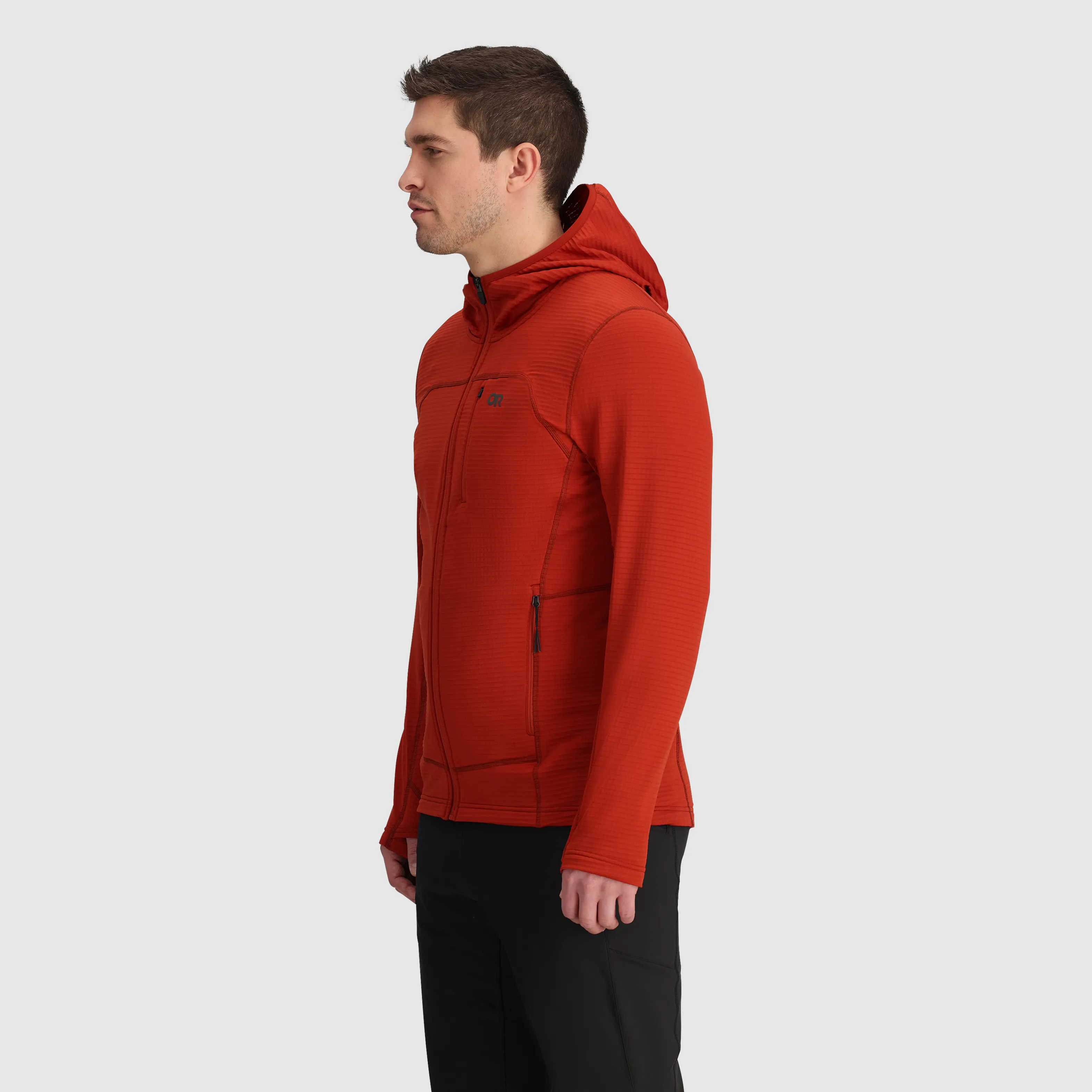 Men's Vigor Grid Fleece Full Zip Hoodie Outdoor Research