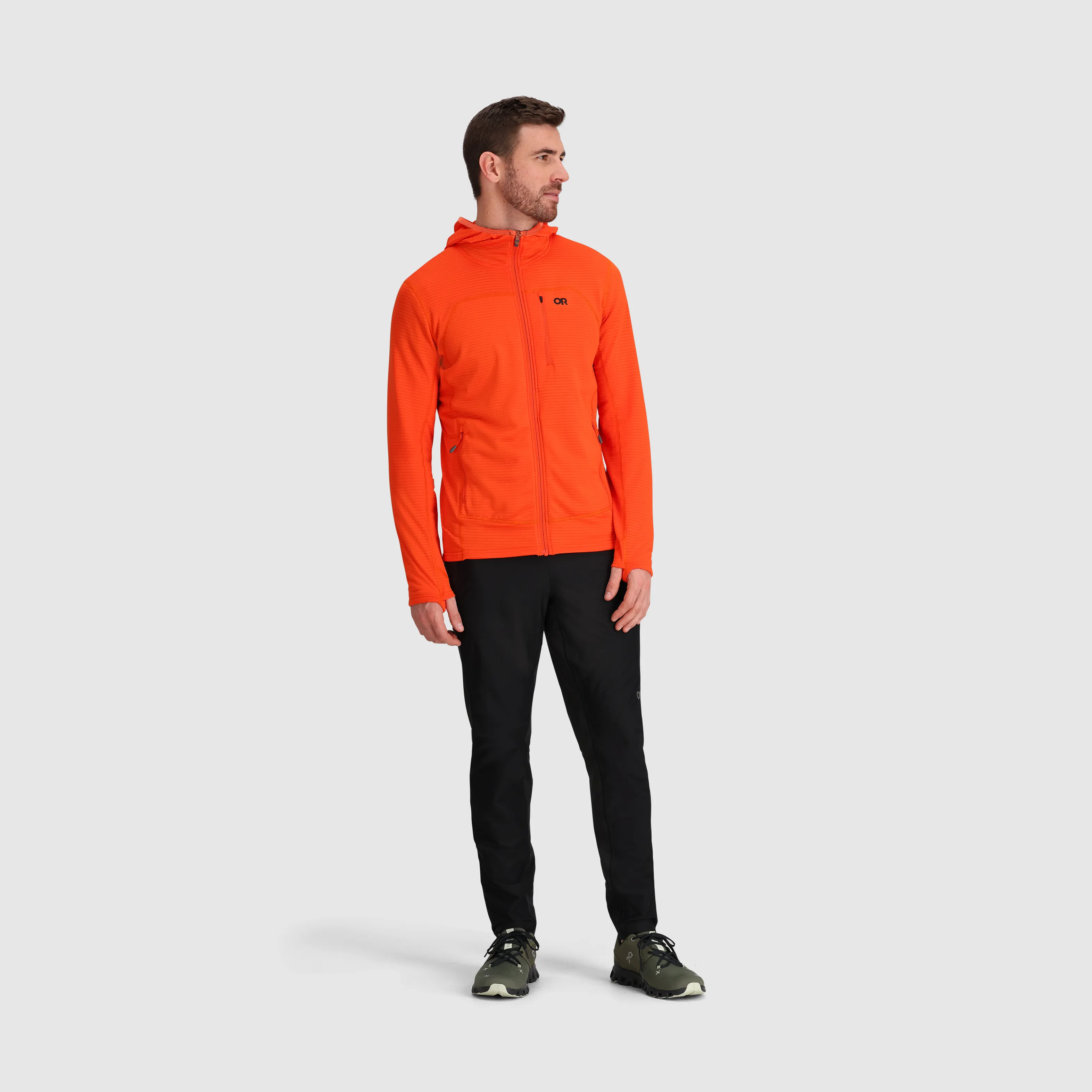 Men's Vigor Grid Fleece Full Zip Hoodie Outdoor Research