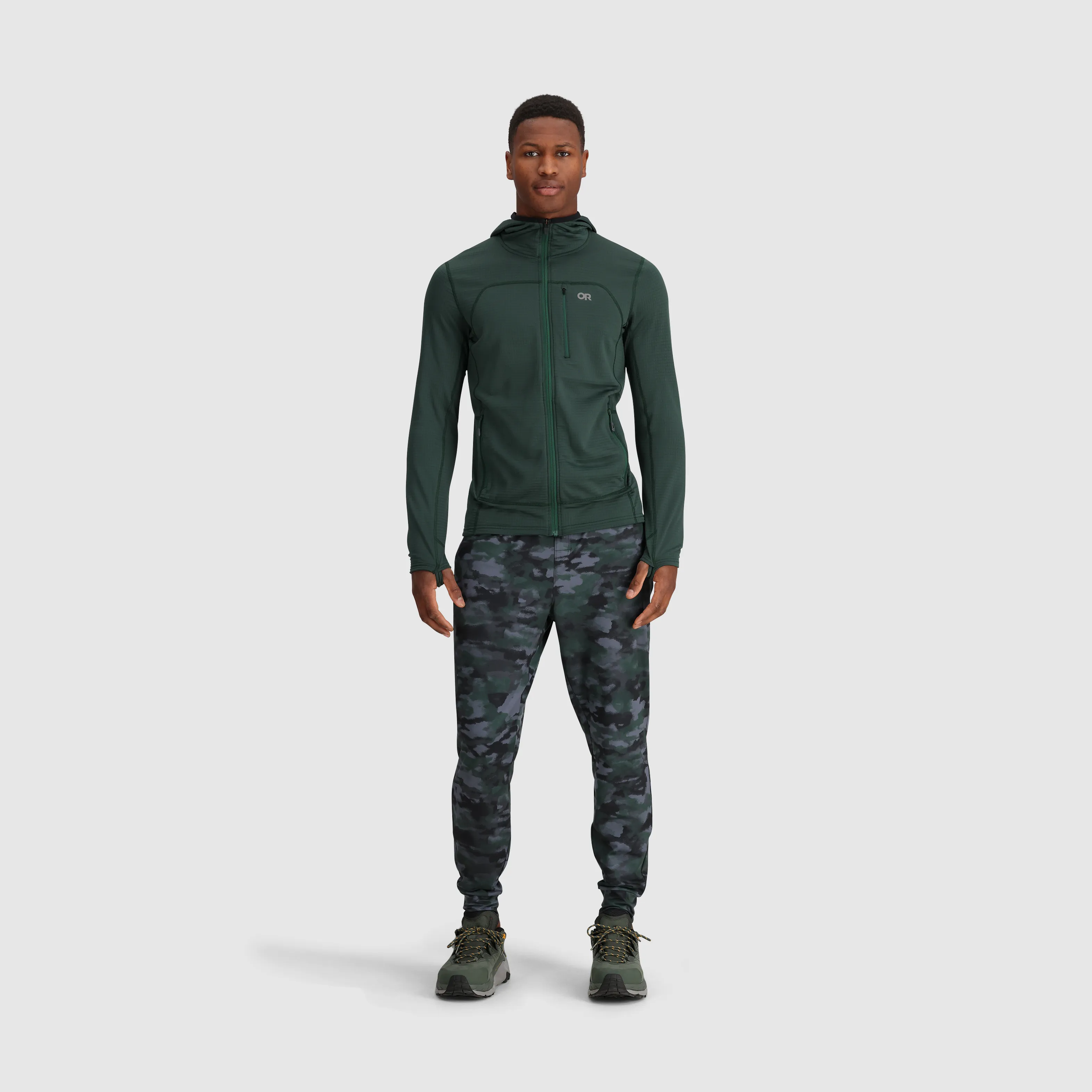 Men's Vigor Grid Fleece Full Zip Hoodie Outdoor Research
