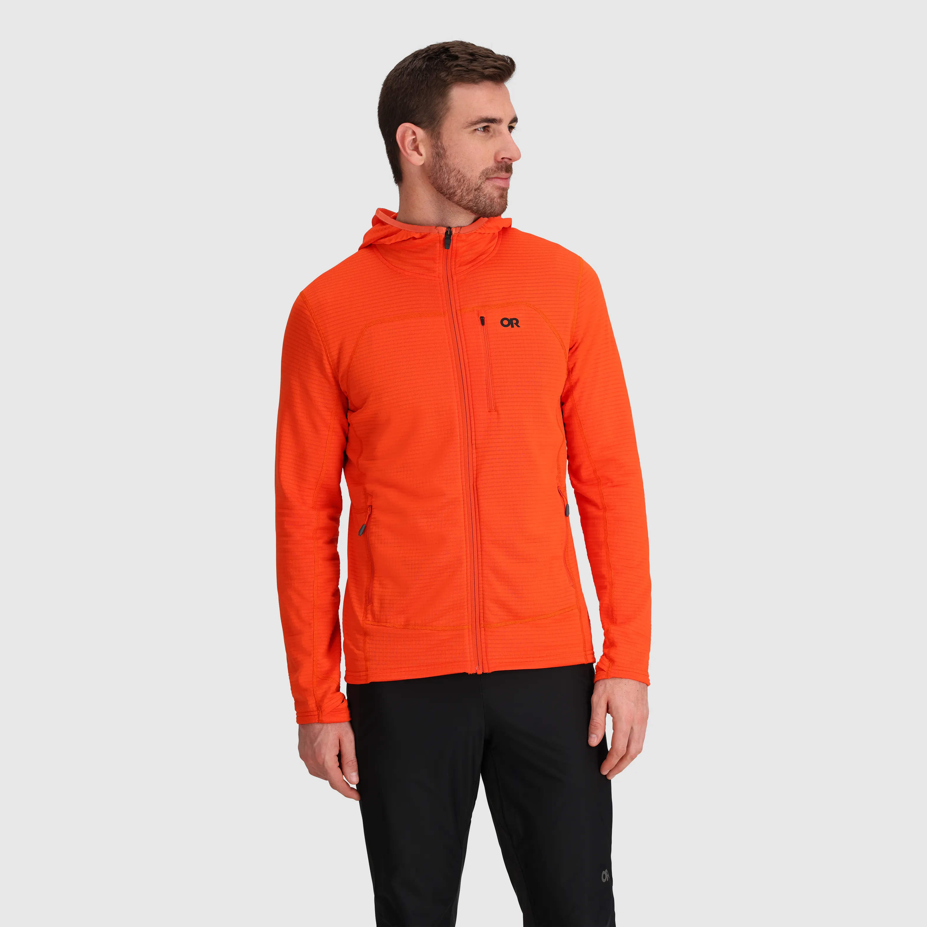 Men's Vigor Grid Fleece Full Zip Hoodie Outdoor Research