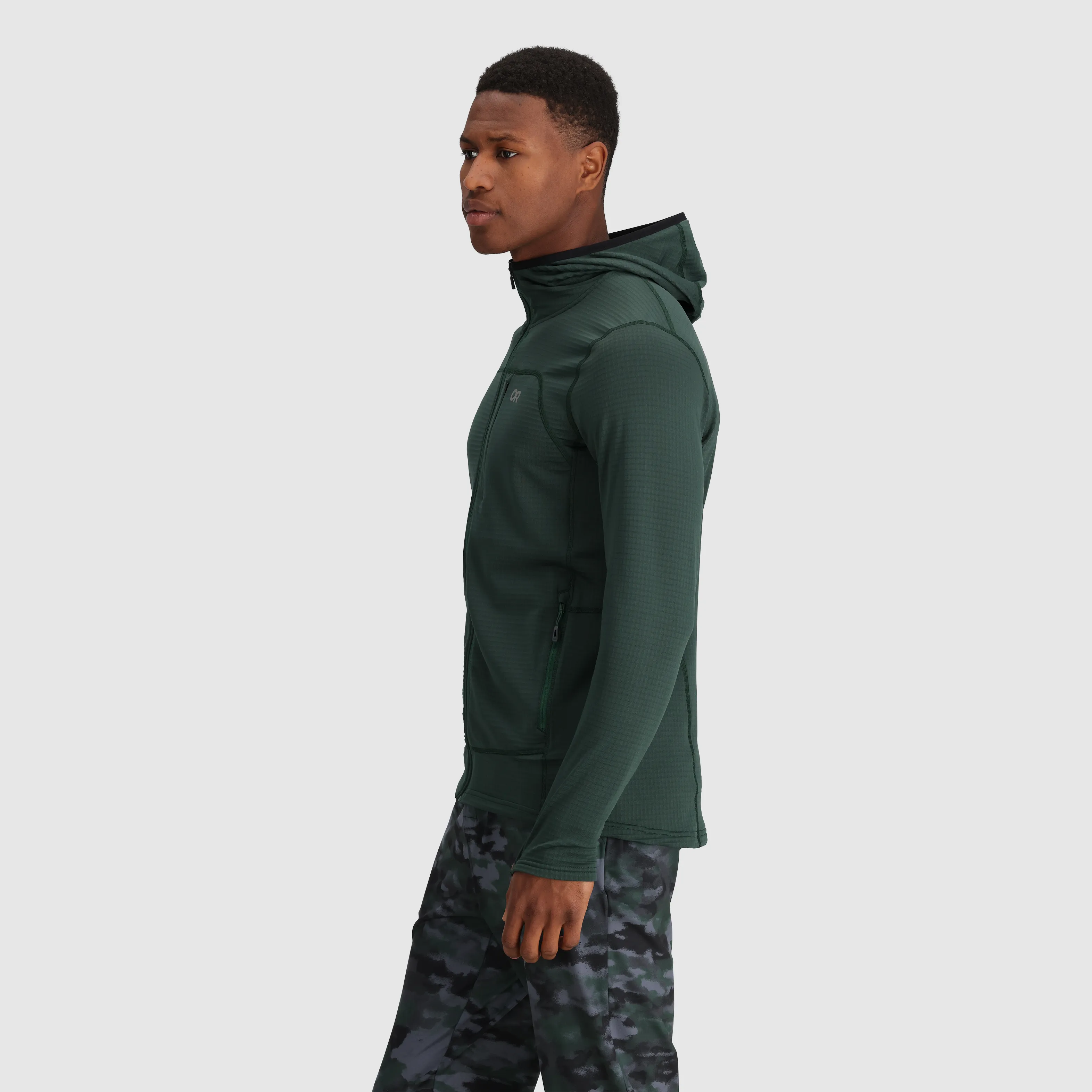 Men's Vigor Grid Fleece Full Zip Hoodie Outdoor Research