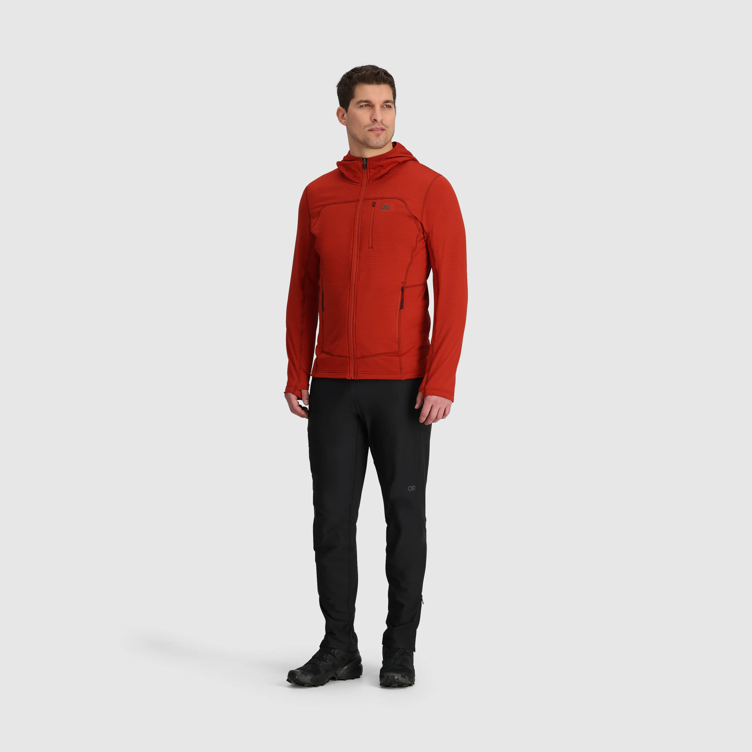 Men's Vigor Grid Fleece Full Zip Hoodie Outdoor Research