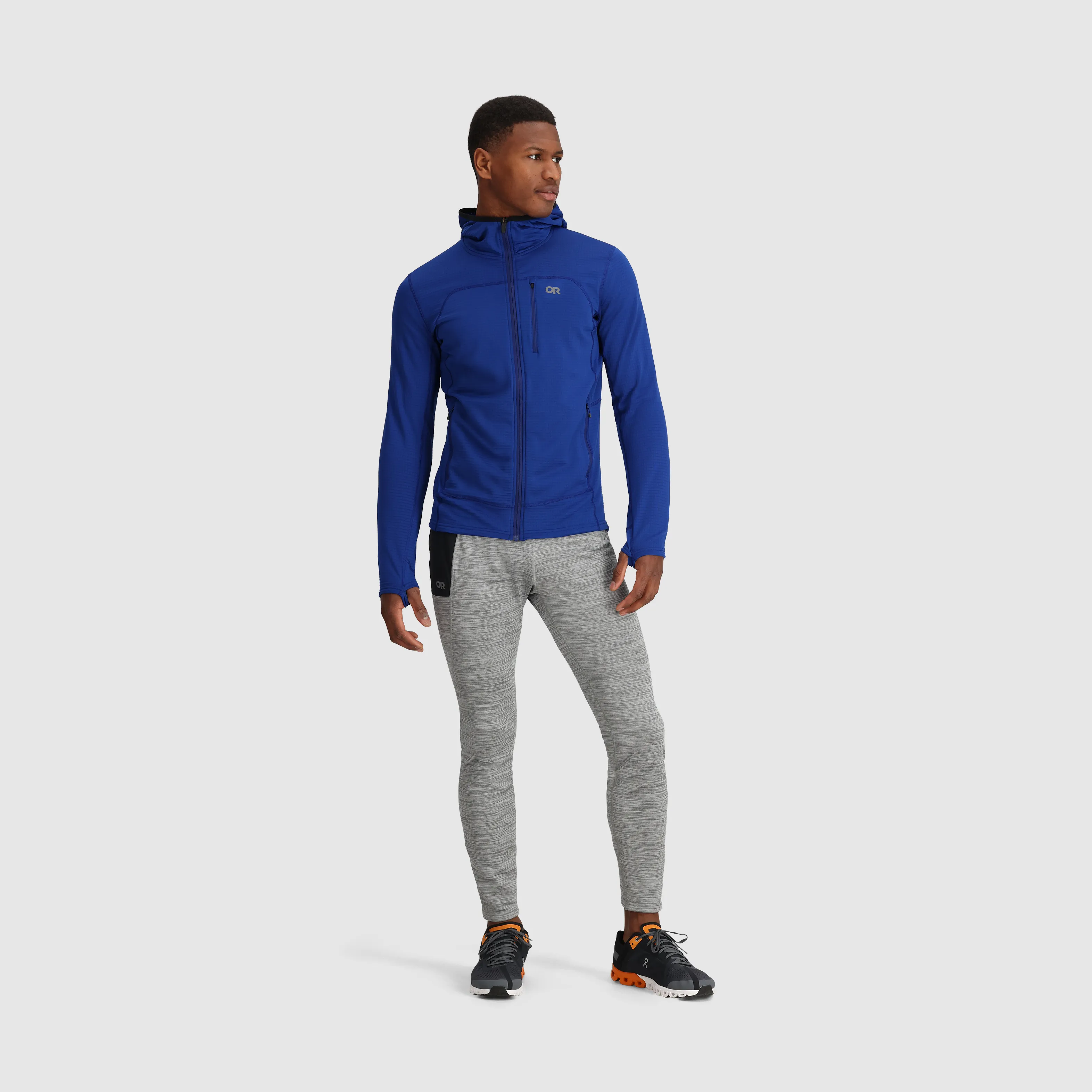 Men's Vigor Grid Fleece Full Zip Hoodie Outdoor Research