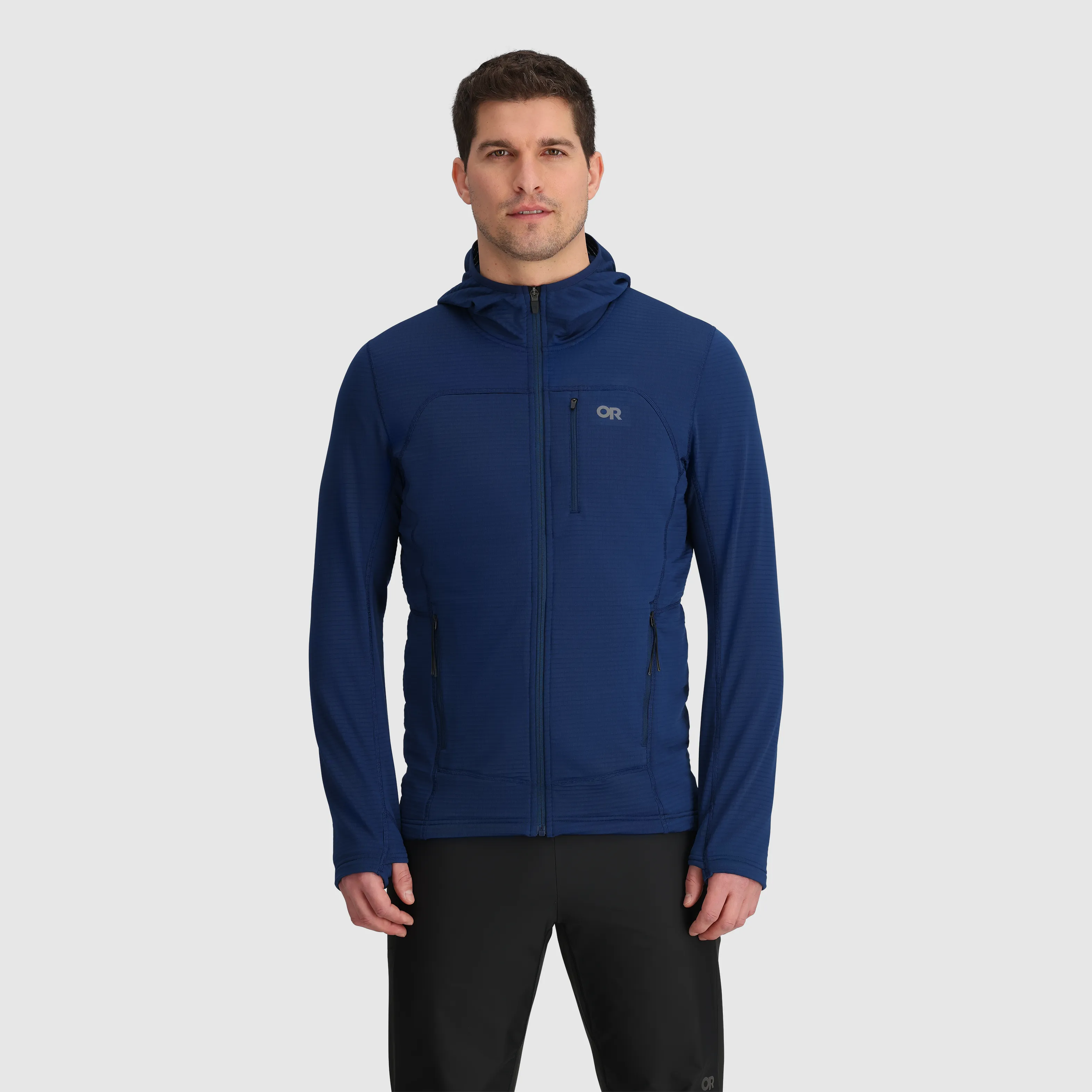 Men's Vigor Grid Fleece Full Zip Hoodie Outdoor Research