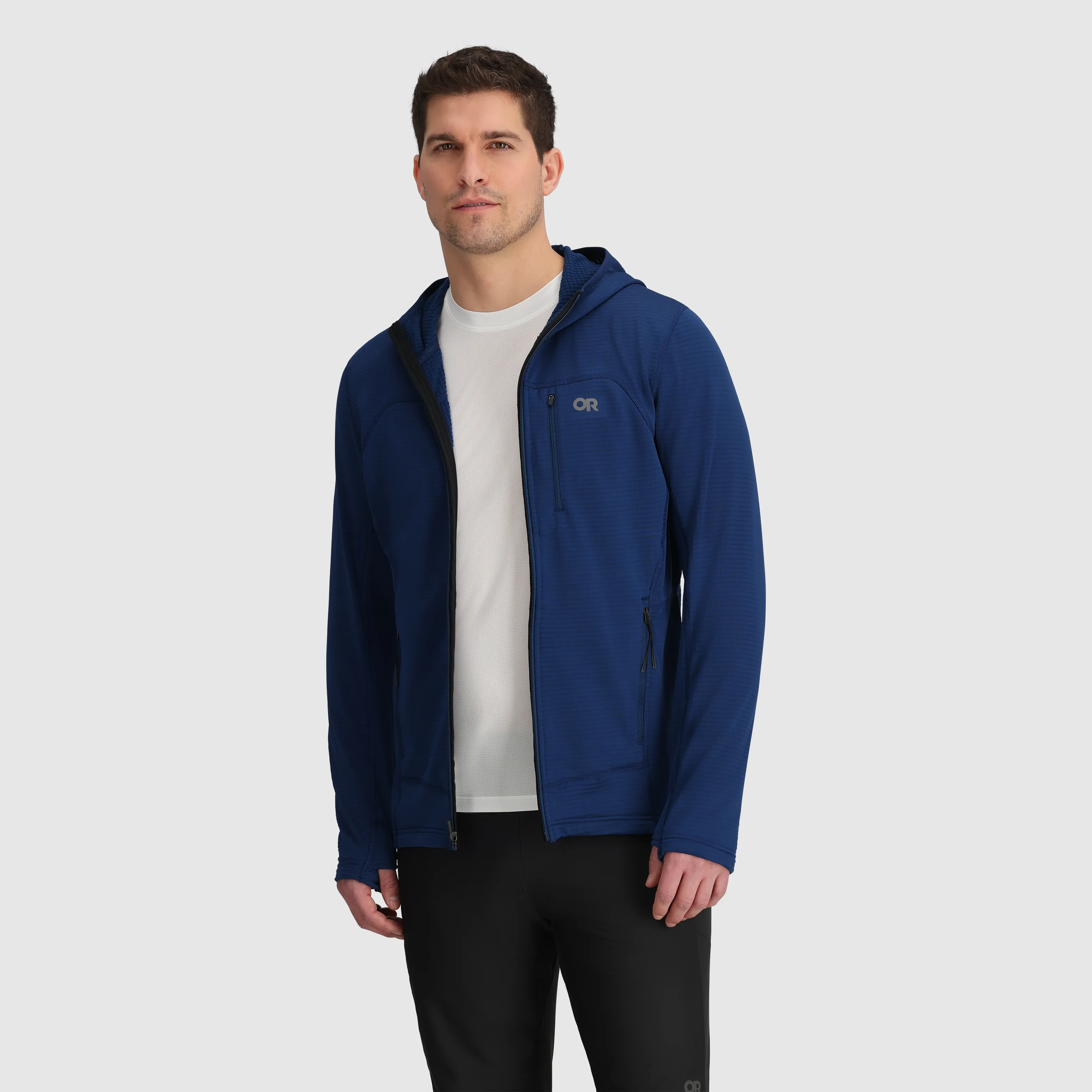Men's Vigor Grid Fleece Full Zip Hoodie Outdoor Research