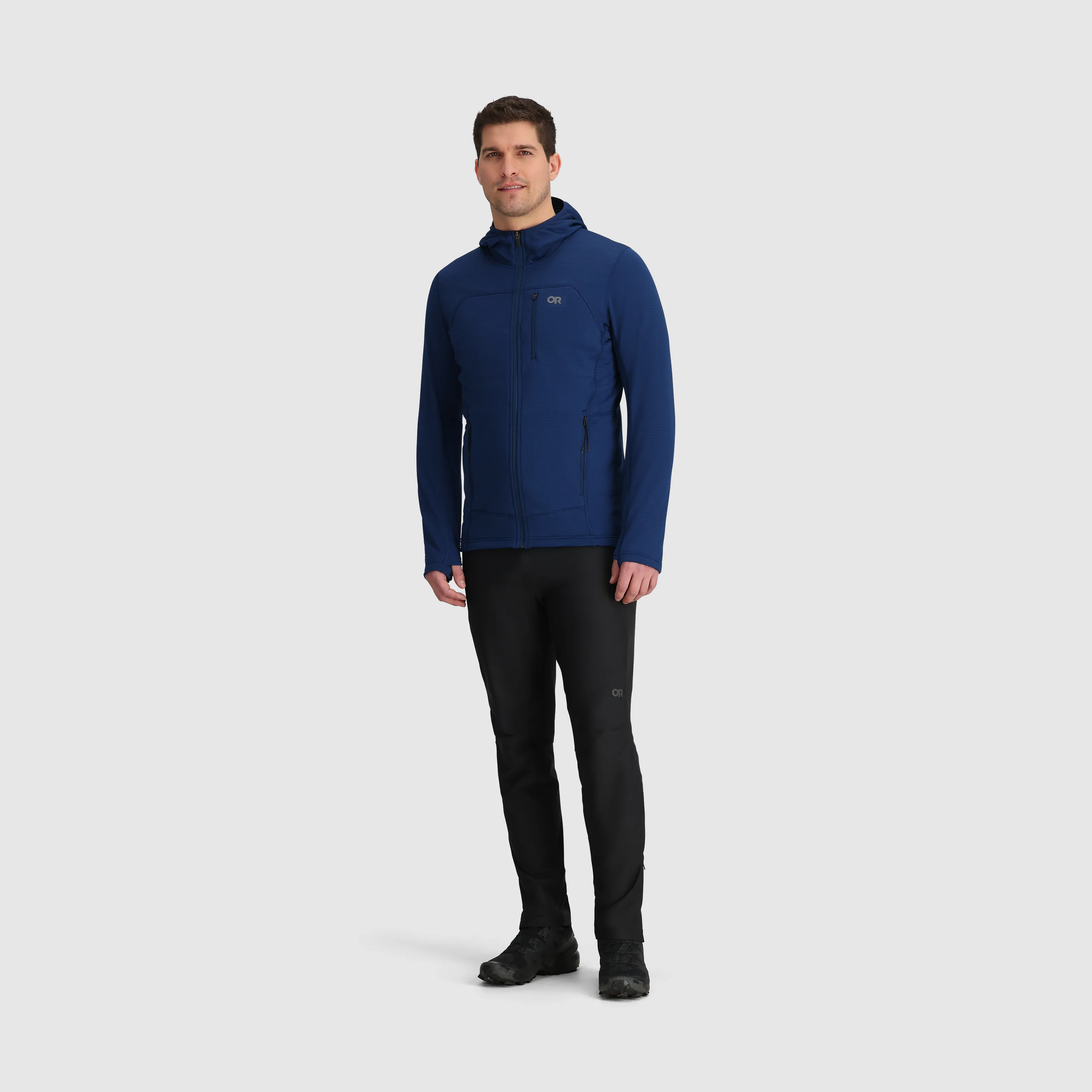 Men's Vigor Grid Fleece Full Zip Hoodie Outdoor Research