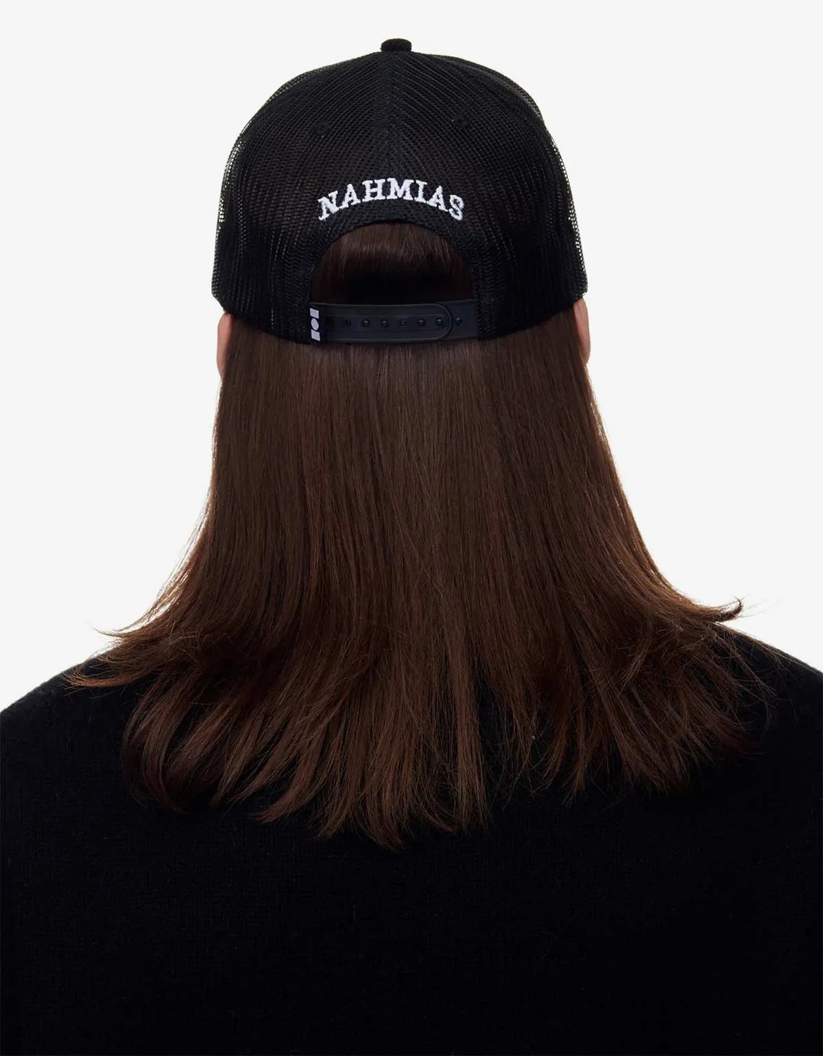 Nahmias Black Summerland Corduroy Trucker Hat