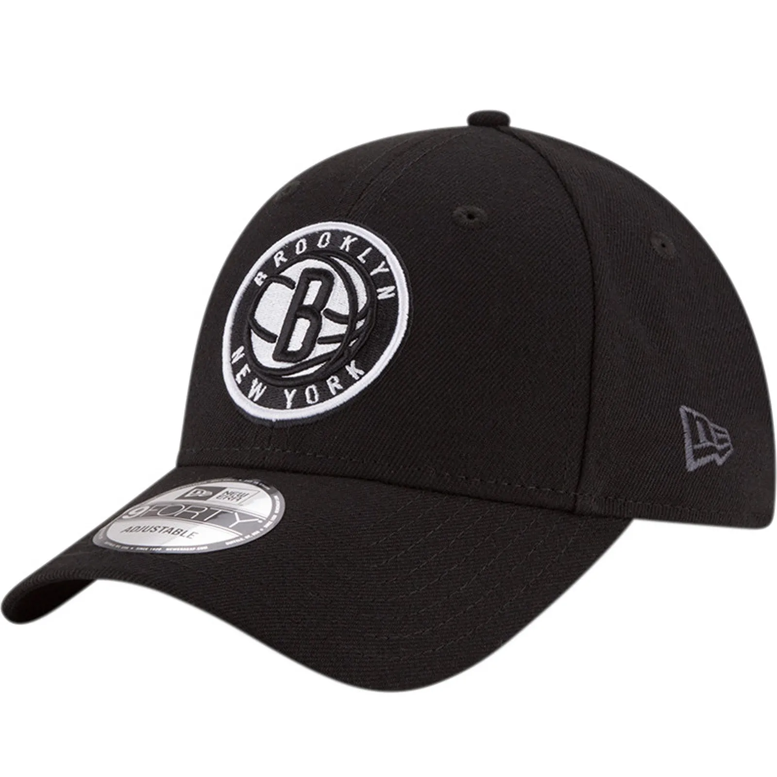 New Era 9FORTY Brooklyn Nets NBA Baseball Cap - Black